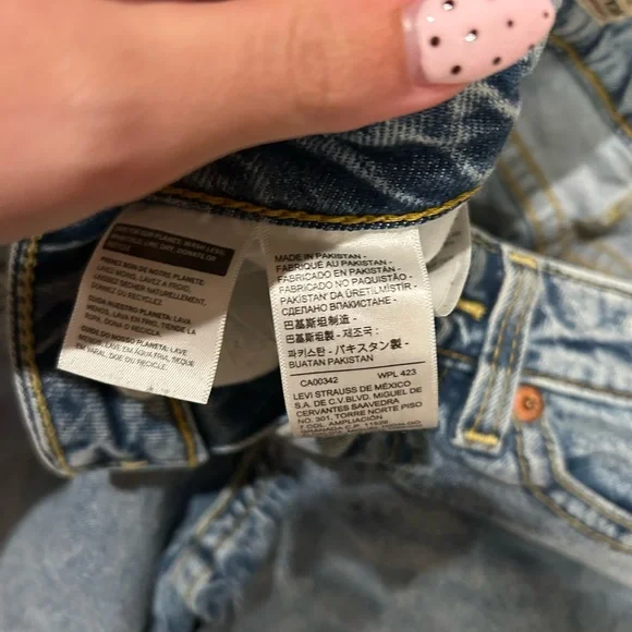 Levis Premium Noughties Bootcut Jeans Womens 27" x 30” Y2K Flap Pocket Blue City - Picture 5 of 7